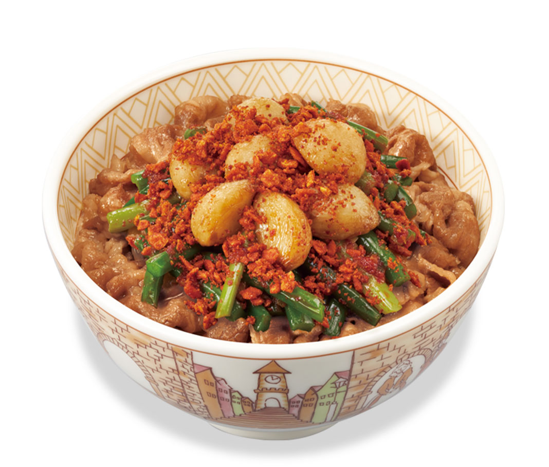 トリプルニンニク牛丼