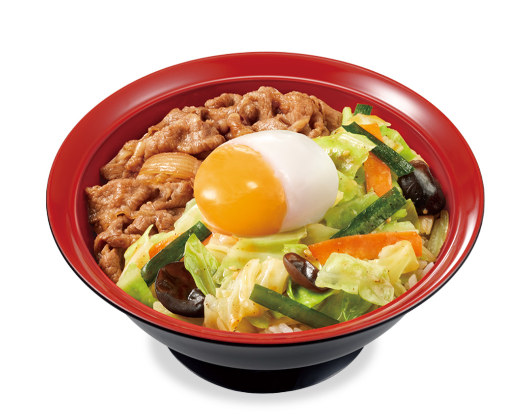 おんたまシャキうま塩野菜牛丼