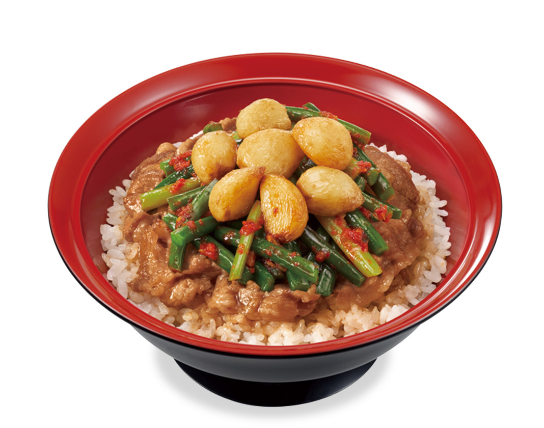 ダブルニンニク牛カルビ焼肉丼