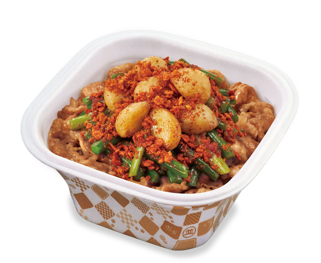 トリプルニンニク牛丼